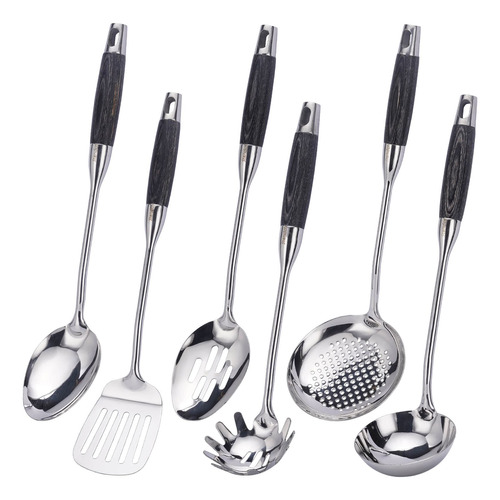 Utensilio Cocina Acero Inoxidable 18 10 6 Pieza Pulida