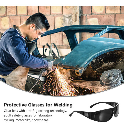 Gafas De Soldadura A Prueba De Polvo, 12 Unidades