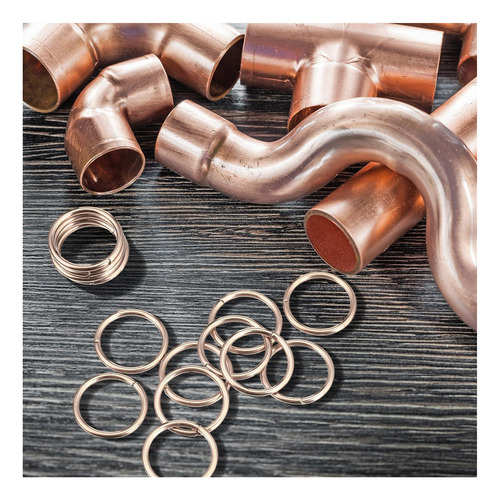 Yaocom 30 Pcs 15% Anillo De Soldadura De Soldadura De Silfos