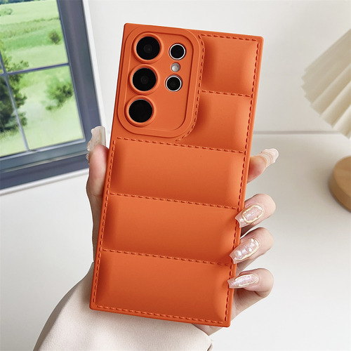 Funda De Tpu Prenda Rellena De Plumón Para Samsung Galaxy
