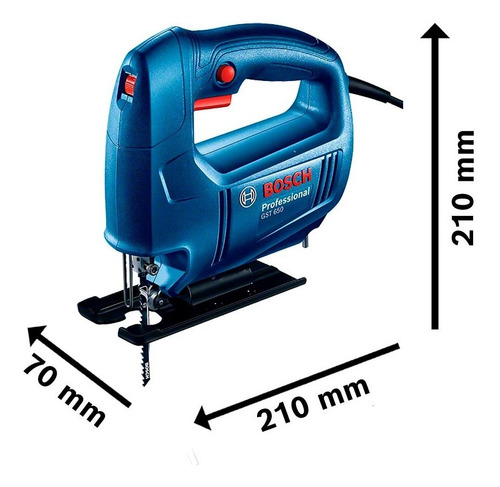 Sierra Caladora Bosch Gst 650 450 W Professional