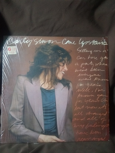 Carly Simon Come Upstairs Vinilo Importado Usa