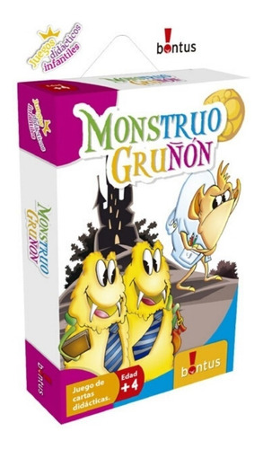 Monstruo Gruñon Cartas Bontus Juego Didactico Original