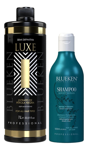 Selagem Blueken Luxe + Shampo Anti residuo