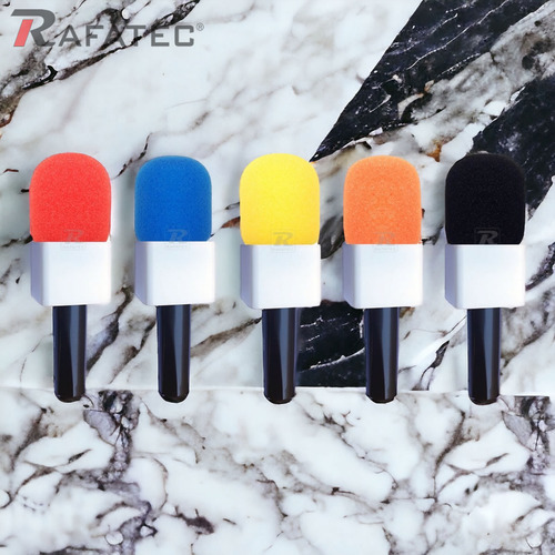 Canopla Em Acrilico Branco Microfone Espuma Interna - Branca