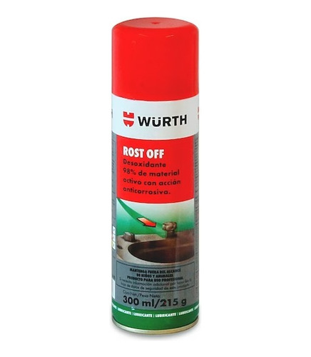 1x Rost-off Desoxidante Wurth 300 Ml Envío A Todo Chile