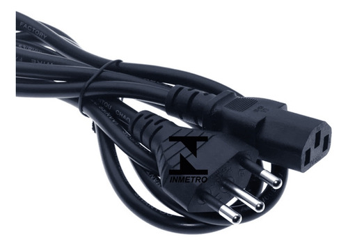 Cabo De Força Para Ligação Do Monitor 1.5m 250v/10a