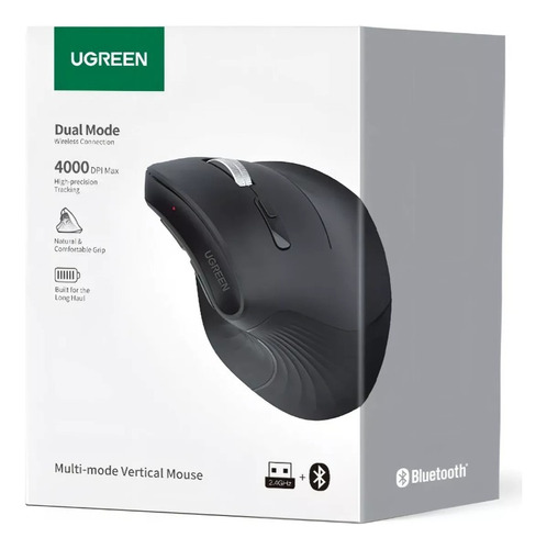 Mouse Inalambrico En Angulo Vertical 2.4g & Bluetooth Conect