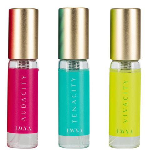 Set De Viaje De Fragancias Perfumes Para Mujeres Con Aromas
