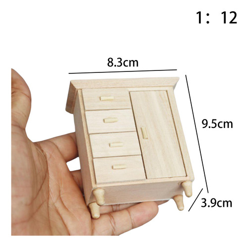 1:12 Gabinete En Miniatura Casa De Muñecas Muebles