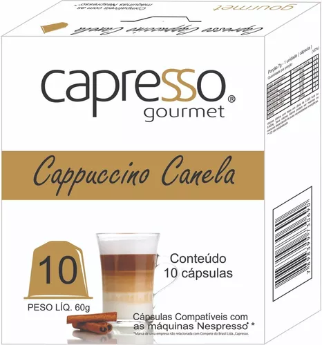 Capsulas Nespresso Chocolate Capresso Compatíveis Kit 10