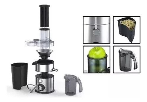 Extractor De Jugo Licuadora Procesador De Alimentos 4 En 1