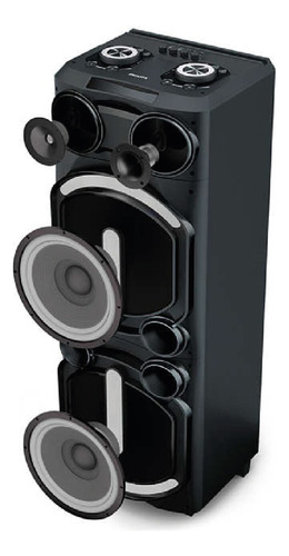Parlante Philips Usb, 400w, Dbb Y Luces, Torre De Sonido