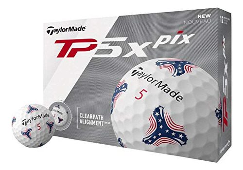 Taylormade Tp5x Pix 2.0 Usa Golf Ball