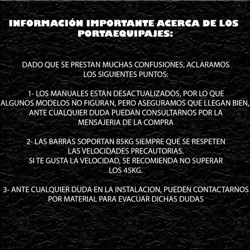 Imagen 3 de 6 de Barras Portaequipaje Peugeot 206 207 208 306 307 308 West
