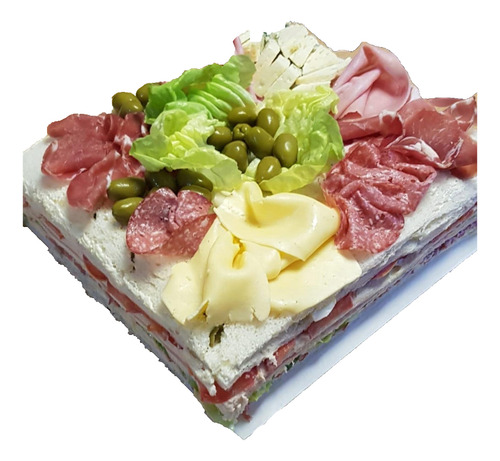 Tortas De Miga Saladas Cuadradas Con Picada Incluida!!!