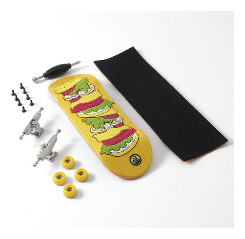 Skate Mini A Escala Hamburguesa Fingerboard 