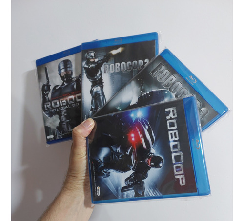 Blu-ray Robocop Quadrologia Coleção Completa Todos Dublados
