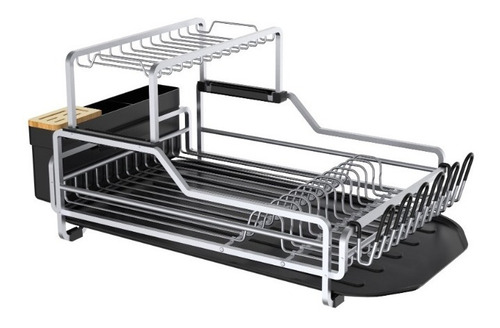 Escurridor Trastes 2 Niveles Aluminio 100% Inoxidable Wk1000