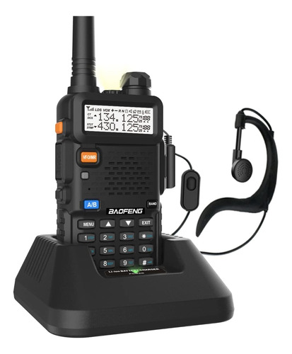 Baofeng Uv-5r - Radio Bidireccional De Doble Banda, Color Ne