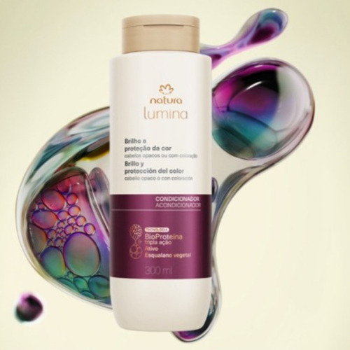 Lumina Kit Shampoo E Condicionador Brilho E Proteção Da Cor