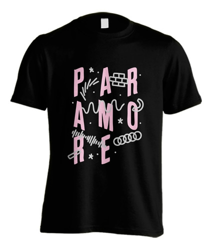 Remera Paramore #01 Rock Artesanal Planta Nuclear