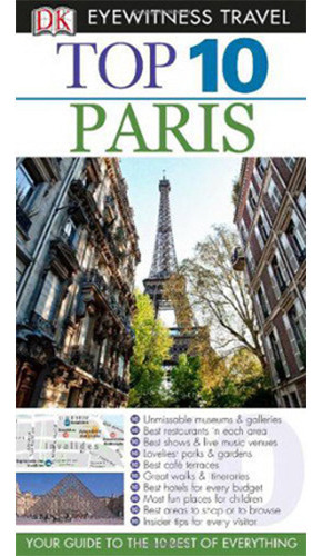 Paris 2014 (dk) Top 10, De Dorling Kindersley. Editorial Imp. Penguin Group (usa)   Delacorte Press, Tapa Blanda En Español