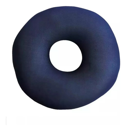 Dona Circular Microperlas Cojín Grande Para Hemorroides Color Azul