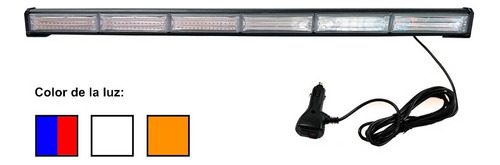 Barra Estrobo Led Cob 6 Modulos 14 Funciones 88 Cm