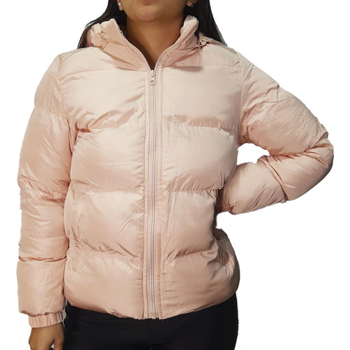 Ms Campera Mujer - Mily Con Capucha Pink