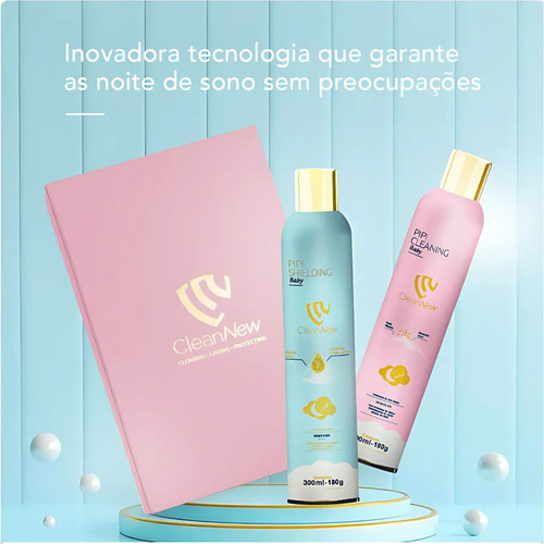 Kit Tira Manchas Bloqueia Odor E Impermeabiliza Baby Perfume