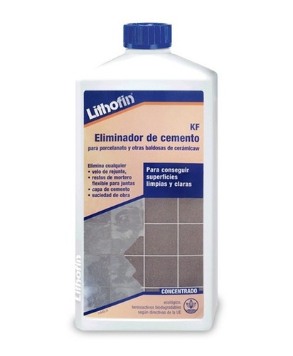 Kf Eliminador De Cemento Lithofin 1 Lt