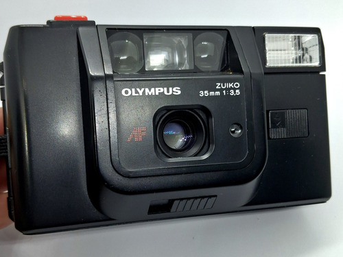Câmera Fotográfica Olympus Trip Af Analógica - Mju 1 Preto (Usado)