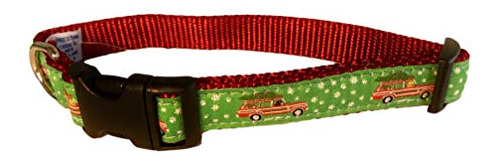 Collar Navideño Para Perro Preston - Estampado De Carros Con