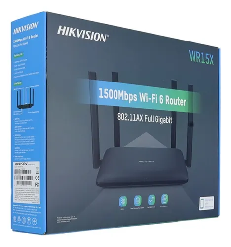 Router Hikvision Wifi-6 Gigabit 1500m Dual Band - Ds-3wr15x