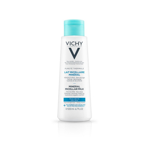 Leche Mineral Micelar Limpiadora Vichy Para Piel Seca 200 Ml