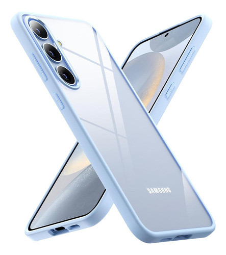 Case Para Samsung S24 Amortiguador De Choques Bordes Azul