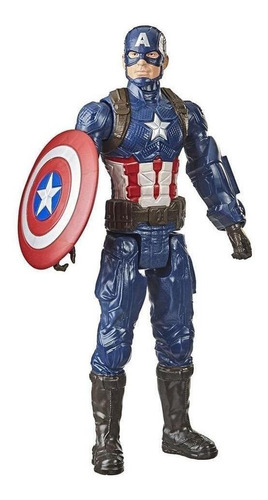 Imagem 1 de 2 de Figura de ação Marvel Capitão América Avengers: Endgame E3919 de Hasbro Titan Hero Series