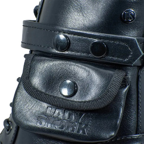 Bota Botineta Lady Stork Mujer Borcego Cuero Bolsillo Cirila