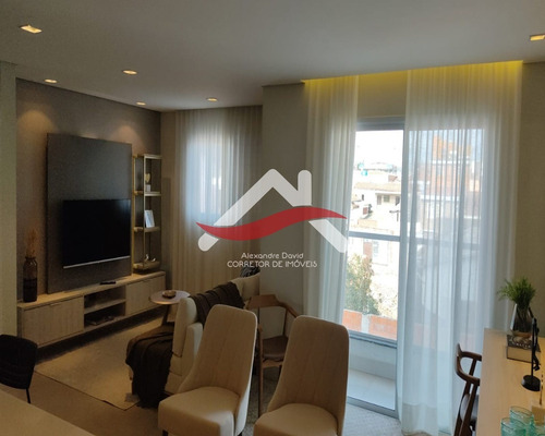 Imagem 5 de 12 de Apartamento Cond. Terraza, 70 M², 2 Dorm (c/ Suíte), 2 Sacadas, Espaço Gourmet, Lazer, Infra P/ Aquecim. Água / Ar Condicionado, Vaga Coberta.sorocaba - Ap00200 - 70281347