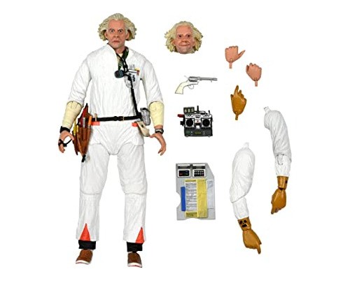 Figura De Acción Neca Regreso Al Futuro Ultimate Doc Brown