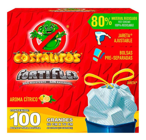 Bolsas Para Basura Costalitos Grandes 100 Bolsas