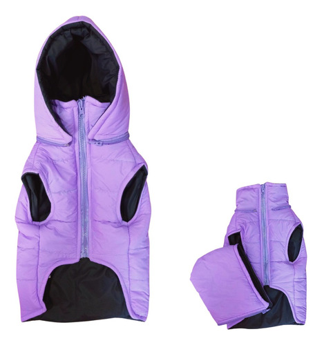 Chaleco Impermeable Reversible Para Perro Talla L