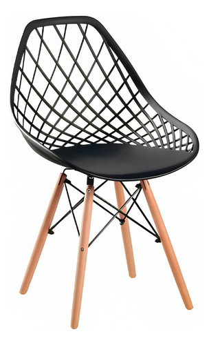 Silla Eames Enrejada Mesh - Negra