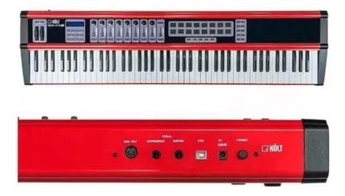 Teclado controlador Kolt 88pro Midi de 88 teclas