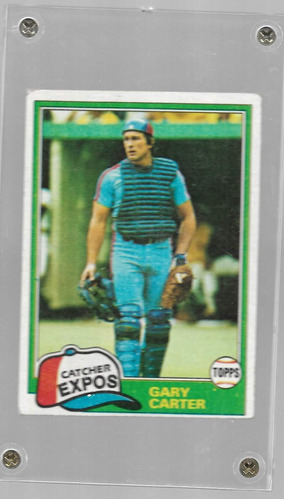 Béisbol Mlb 1981 Topps 660 Gary Carter Expos