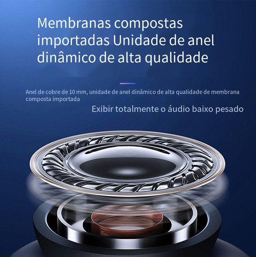 Fone De Ouvido Com Fio Lightning Com Controle E Microfone