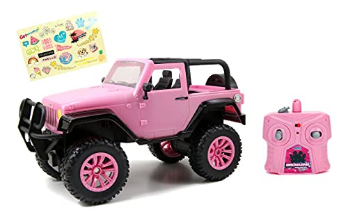 Jada Toys Girlmazing Jeep R/c Vehicle (1:16 Scale), Pink, St