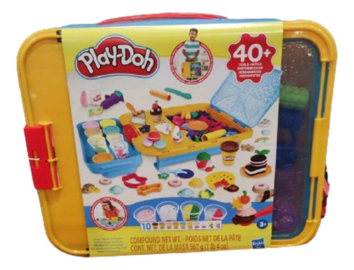 Set Dulces Y Delicias Plastilina Play Doh 40 Herramientas Color Multicolor