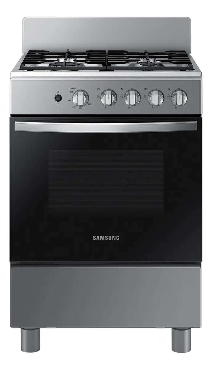 Samsung Cocina a Gas 4 Quemadores Negra